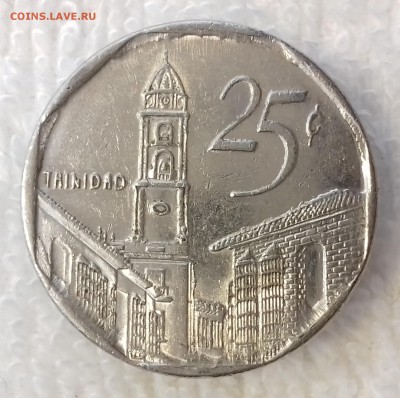 КУБА 25 конв. сентаво 2001 Город Тринидад до 4 мар. 22-00мск - КУБА 25 конв. сентаво 2001 -1233-20170228_122228