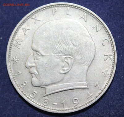 С 1 руб. ФРГ 2 марк 1970г. "F" МАКС ПЛАНК до 6.03 в 22-00 - IMG_3633.JPG