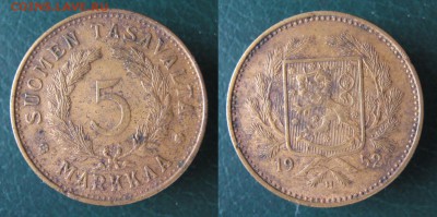 19.Разная инострань по фиксу - 19.30. -Финляндия 5 марок 1952    640.