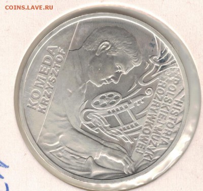 Ag Польша 10 злотых 2010 Комеда до 06.03 в 22.00мск (Д367) - 5-пол10з10Д
