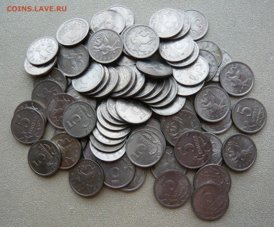 Современная ходячка 1 коп. - 360 штук; 5 коп. - 80 штук. - P1090235.JPG