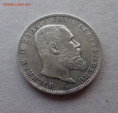Вюртемберг 5 марок 1913 до 07.03 - f1
