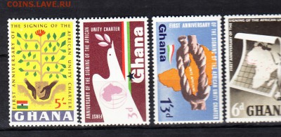 Колонии Гана 1964 4м - 138
