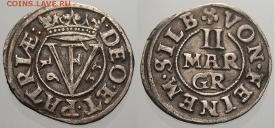 На опознание серебро 1675-го года. - 090519003bz