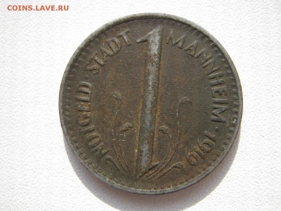 Германия Мангейм 10 пфеннигов 1919 до 05.03. в 22:30 - IMG_7420