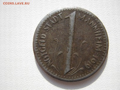 Германия Мангейм 10 пфеннигов 1919 до 05.03. в 22:30 - IMG_7424