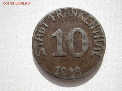 Германия Франкенталь 10 пфеннигов 1919 до 05.03. в 22:30 - IMG_7458