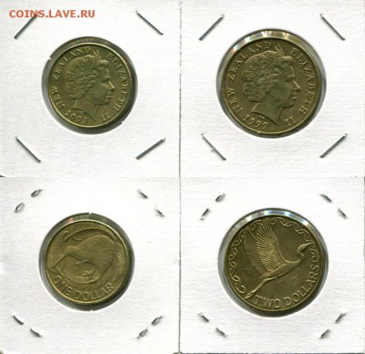 Британское Содружество. Елизавета II. - NZ 1$&2$