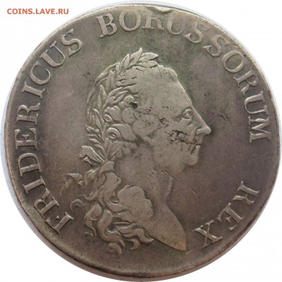 Пруссия, 1 талер, 1780, Германия до 09.03 - lot-243388-2
