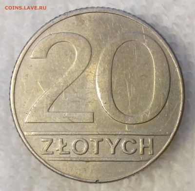ПОЛЬША 20 злотых 1990 до 6 мар. 22-00 мск - ПОЛЬША 20 злотых 1990 -432-20170205_155308