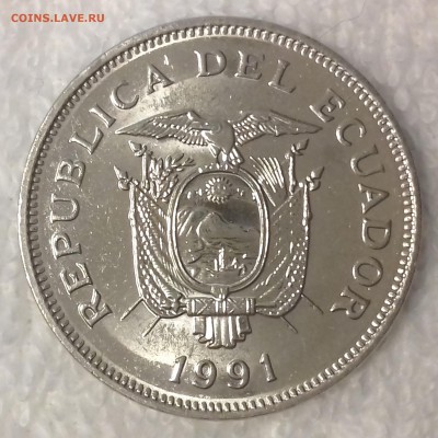 ЭКВАДОР 20 сукре 1991 Памятник aUNC до 6 мар. 22-00 мск - ЭКВАДОР 20 сукре 1991 -393-20161209_142715