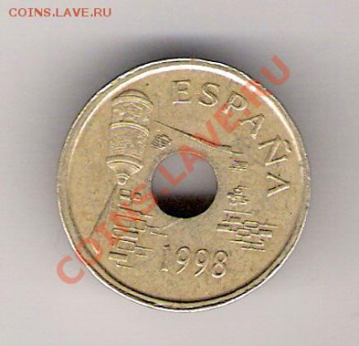 25 песет Испания 1998 до 05.02.2011 в 22.00 мск. - сканирование0478