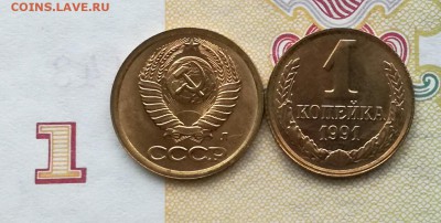 МЕШКОВЫЕ КОПЕЙКИ СССР 1991 ЛМД. - IMG_20170303_131436