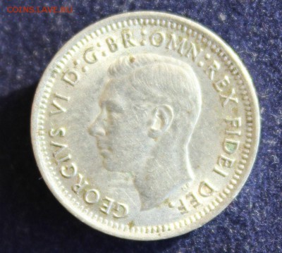 С 1 руб. АВСТРАЛИЯ 3 пенса 1951г. ГЕОРГ-VI   до 9.03. в 22 - IMG_4733.JPG