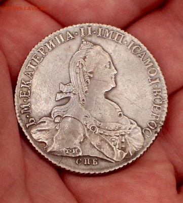 Рубль 1774 на подлинность. - 7