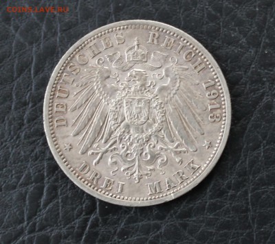 3 марки Вильгельм 2 1913 г Мундир - IMG_3412.JPG