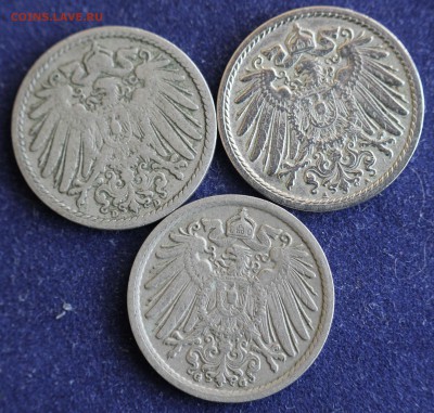 С 1 руб. КАЙЗЕРРЕЙХ 5 пфеннигов 1903г.1904г.1905г. до 10.3 - IMG_4412.JPG