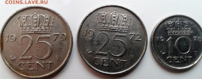 3монеты Нидерландов:2центов 1979 и1972гг,10центов 1978г. - 20170304_155335