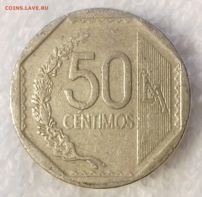 ПЕРУ 50 сентимо 2008 до 8 мар. 22-00 мск - ПЕРУ 50 сентимо 2008 -216-20170118_150249