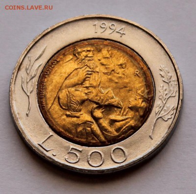 Сан Марино 500 лир 1994. БИМ. - 4