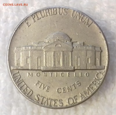 США 5 центов 1971 Томас Джефферсон до 8 мар. 22-00 мск - США 5 центов 1971 -1613-20170303_162033