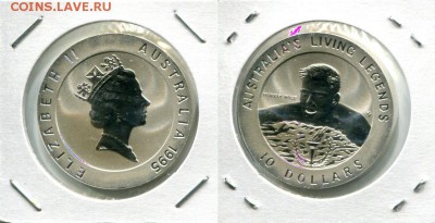 Британское Содружество. Елизавета II. - Aus-10$-1995-M.R