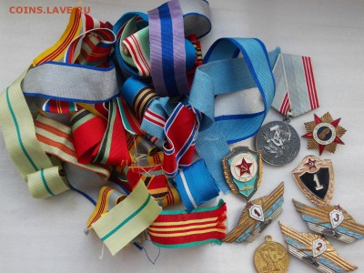 22 юбилейные медали - ленты