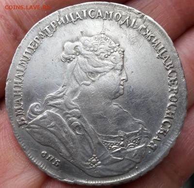 Рубль 1738 год Анна спб-R - 666ыв2йц