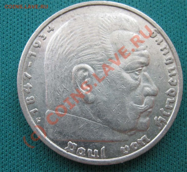5 марок 3 рейх 1935 - 1935