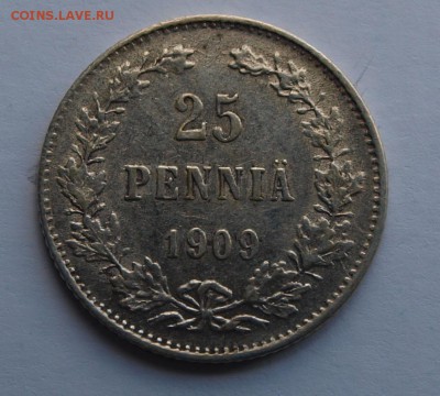 25 пенни 1909 г. До 10.03.2017 22.00 по МСК - 25-909