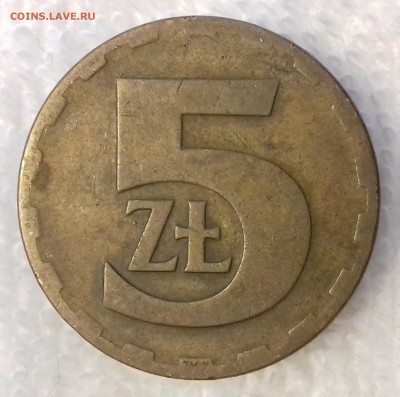 ПОЛЬША 5 злотых 1977 до 9 мар. 22-00 мск - ПОЛЬША 5 злотых 1977 -444-20170205_160004