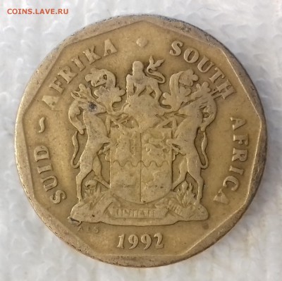 ЮАР 50 центов 1992 Стрелиция до 9 мар. 22-00 мск - ЮАР 50 центов 1992 -1812-20170213_095708
