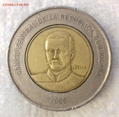 ДОМИНИК. РЕСП. 10 песо 2005 (БИМ) до 9 мар. 22-00 мск - ДОМИНИКАНСКАЯ РЕСПУБЛИКА 10 песо 2005 -764-20170305_161509