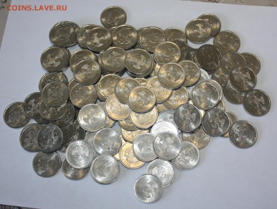 ФИКС  5 рублей 2010 спмд  150 шт - IMG_3249.JPG