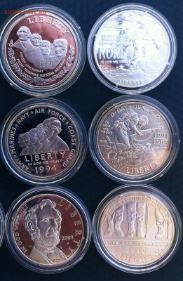 1$ США серебро 1983-2011 гг (16 штук пруф-ац) - IMG_9257.JPG