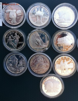 1$ США серебро 1983-2011 гг (16 штук пруф-ац) - IMG_9258.JPG