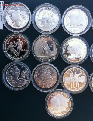 1$ США серебро 1983-2011 гг (16 штук пруф-ац) - IMG_9256.JPG