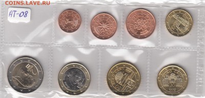 наборы 2002спмд, 300 л.флоту, 50 л. Победы, евро на юб.РФ - Euro-AT-2008
