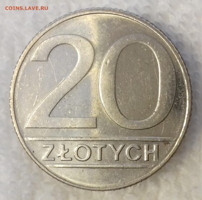 ПОЛЬША 20 злотых 1989 до 10 мар. 22-00 мск - ПОЛЬША 20 злотых 1989 -433-20170205_155404