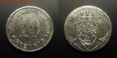 МОНЕТЫ МИРА 03-17 - Германия (Вальд) – 10 пфеннигов (1919) (нотгельд)