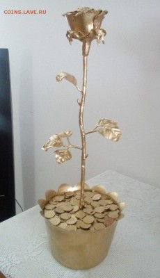 Роза кованая, ручная работа. до 9.03.17 в 22.00мск. - ICcGxoQv1cc