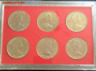 Кроны Шайба Набор 80 лет Королевы Матери пластик 6 шт. - s-l1600 %2525282%252529
