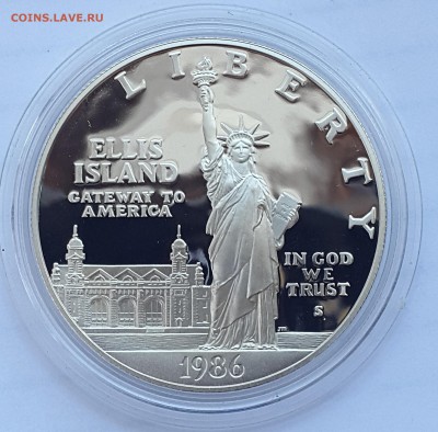 1 доллар США 1986 (серебро) до 10.03 22.00 - 44