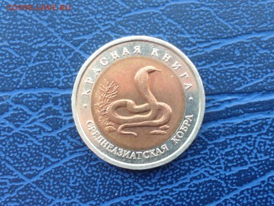 Красная Книга 10 рублей 1993 Среднеазиатская Кобра 10.03 - cuDY8wP8