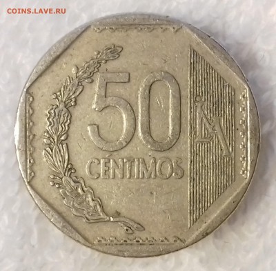 ПЕРУ 50 сентимо 2013 до 11 мар. 22-00 мск - ПЕРУ 50 сентимо 2013 -215-20170118_150348