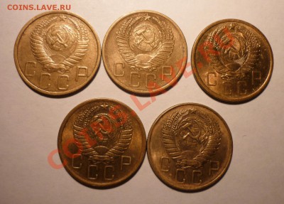 5 коп 1949,1953,1955,1956,1957 неплохие до 2.2.2011 в 22-00 - shn3