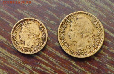 ФРАНЦ. КАМЕРУН - 50с. и 1ф. 1925 отличные до 14.03, 22.00 - Франц. Камерун 2 шт.1