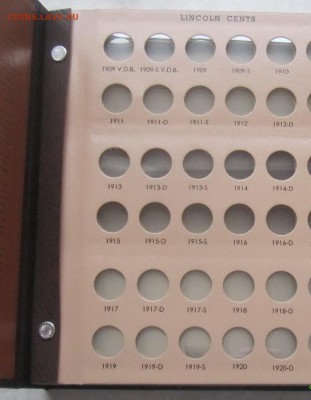 Альбом Dansco для монет США 1 цент P, D, S 1909-2009 куплю - 002