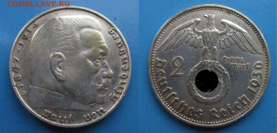 Третий Рейх 2 марки 1936г D до 10.03. 22-00 мск - Ef94YUgEVaU