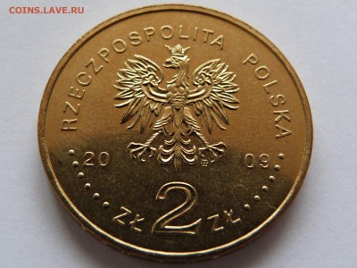 ПОЛЬША 2 злотых 2009 год 65 лет ликвидации гетто - P1070522.JPG